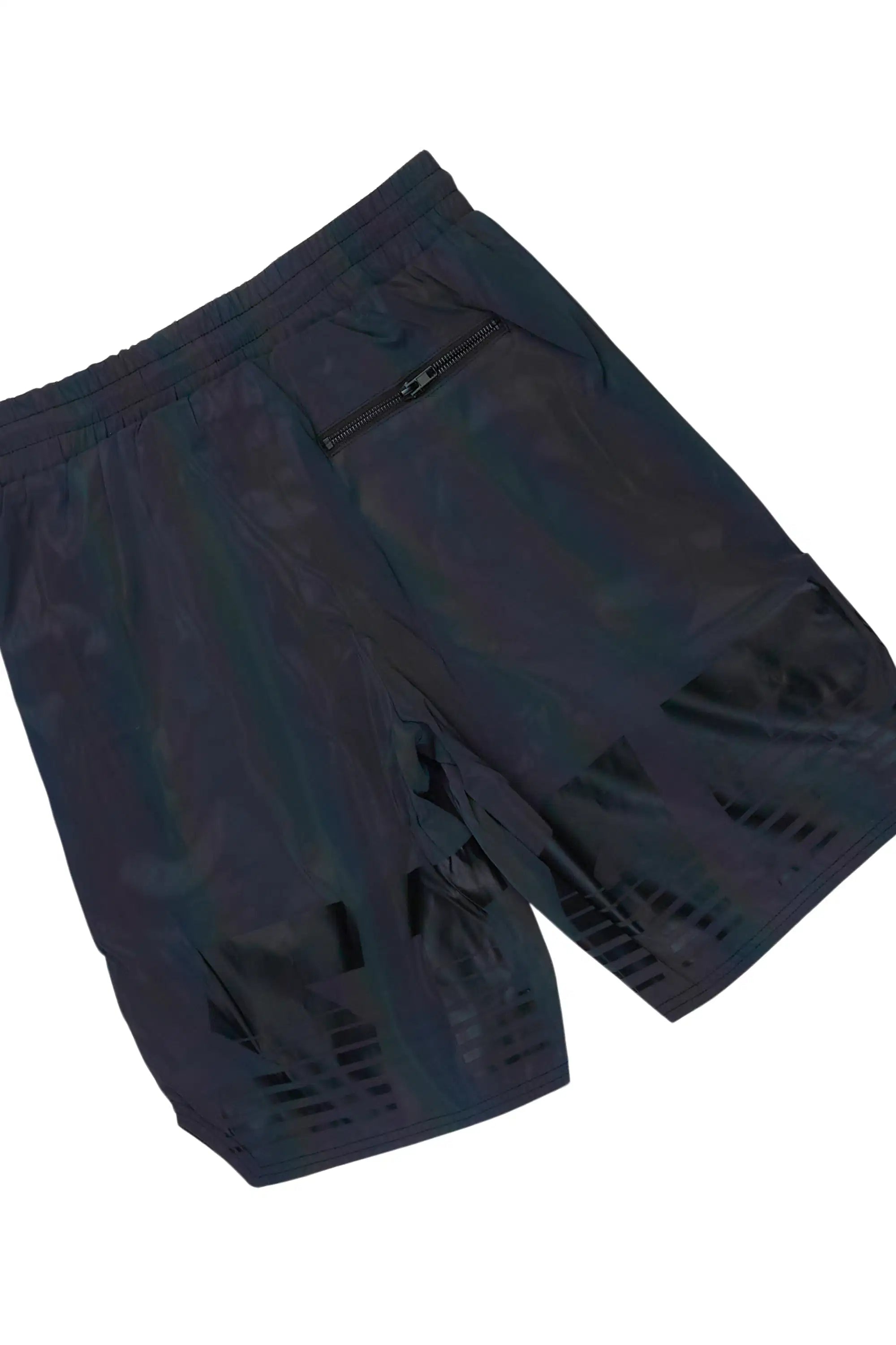 Xadrian Black T-Shirt/Short Set