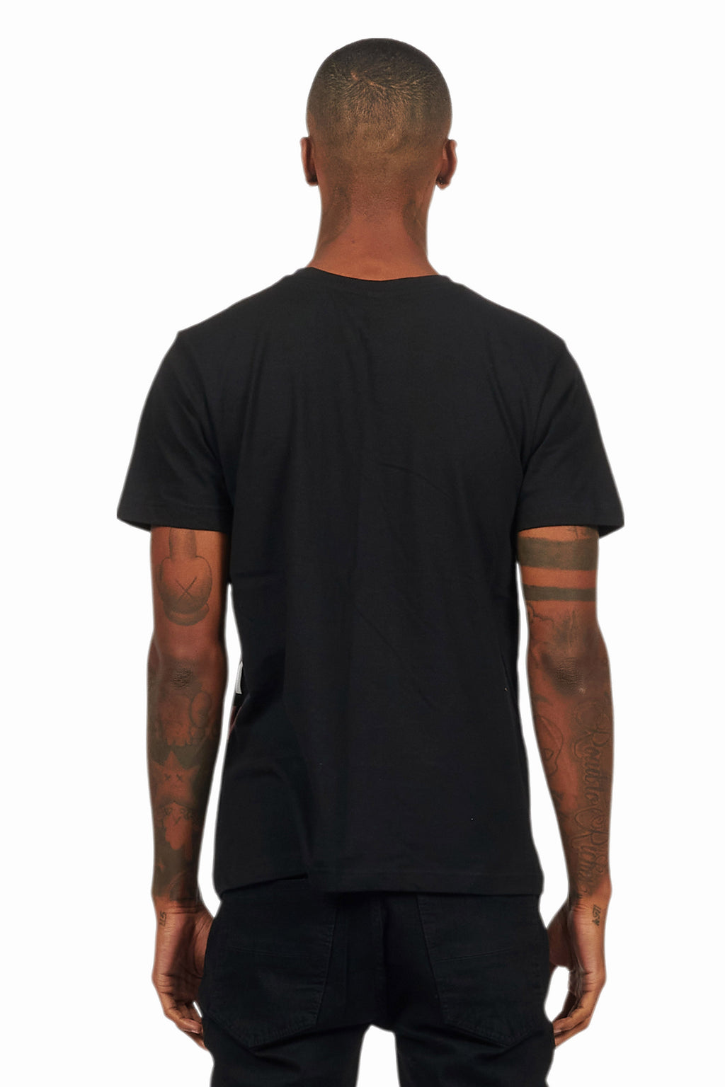 Addict Black Graphic T-Shirt