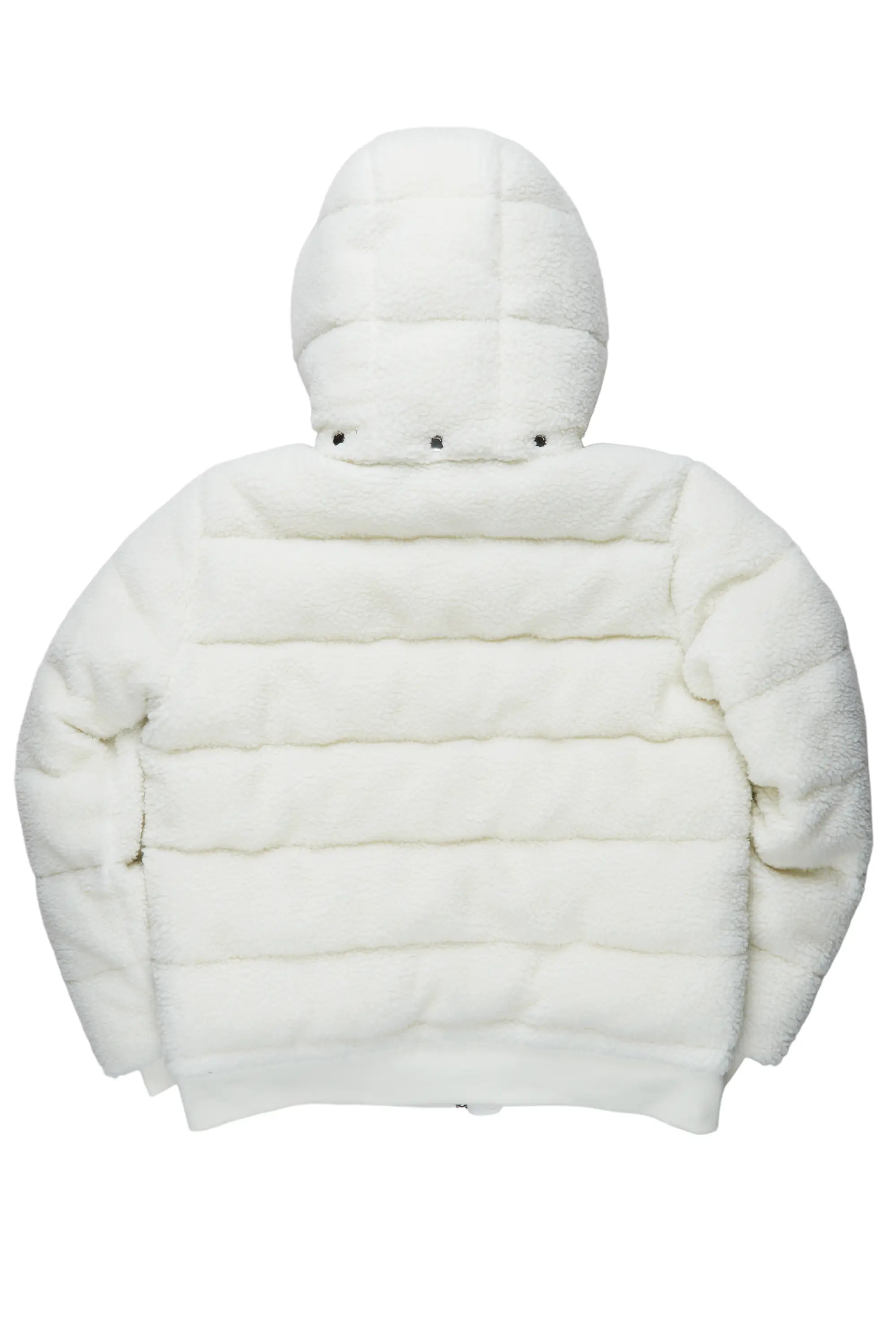 Sarvesh Cream Puffer Jacket