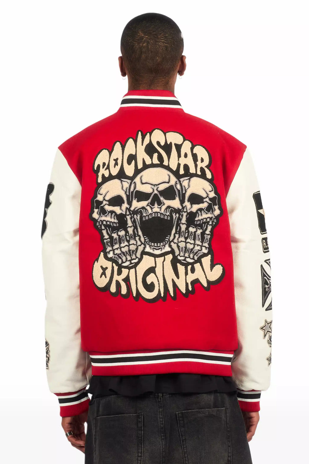 Vidar Red Varsity Jacket