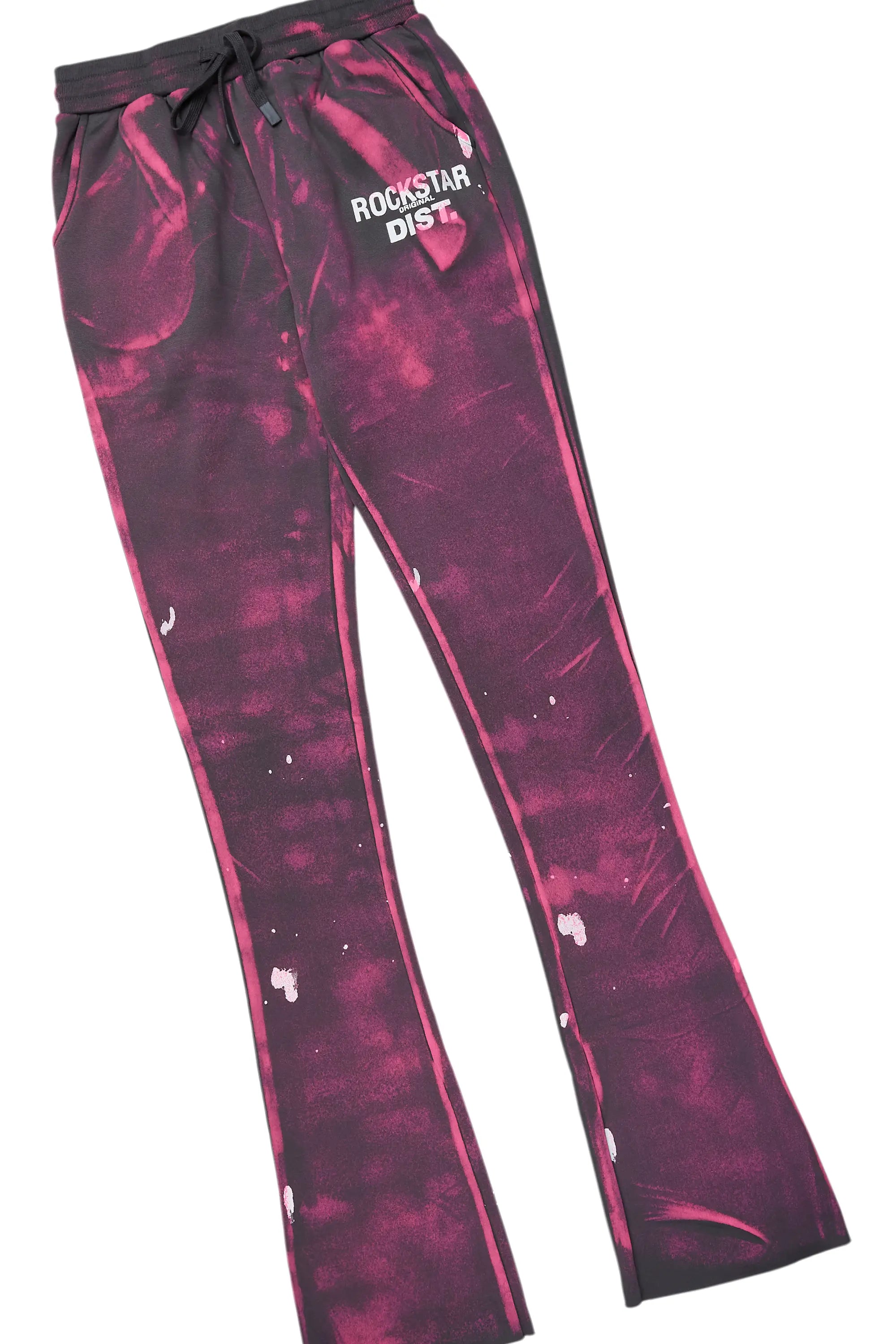 Martina Dark Grey Zip Up Super Stacked Trackset