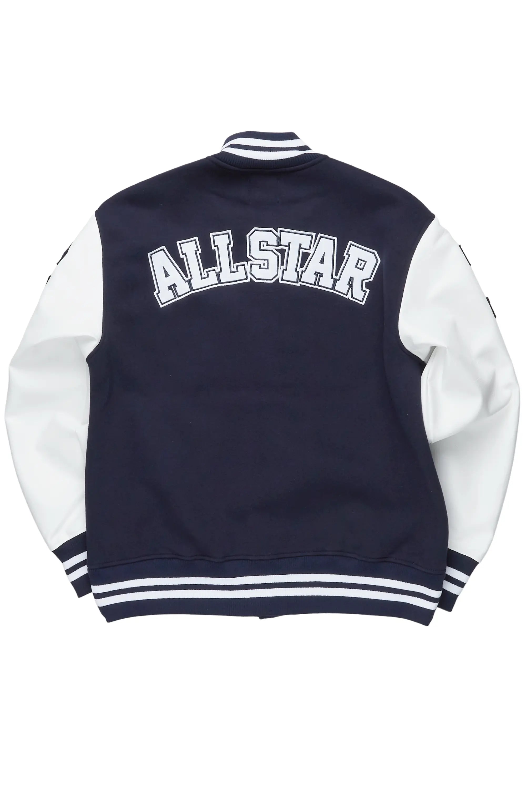 Palta Navy Varsity Jacket