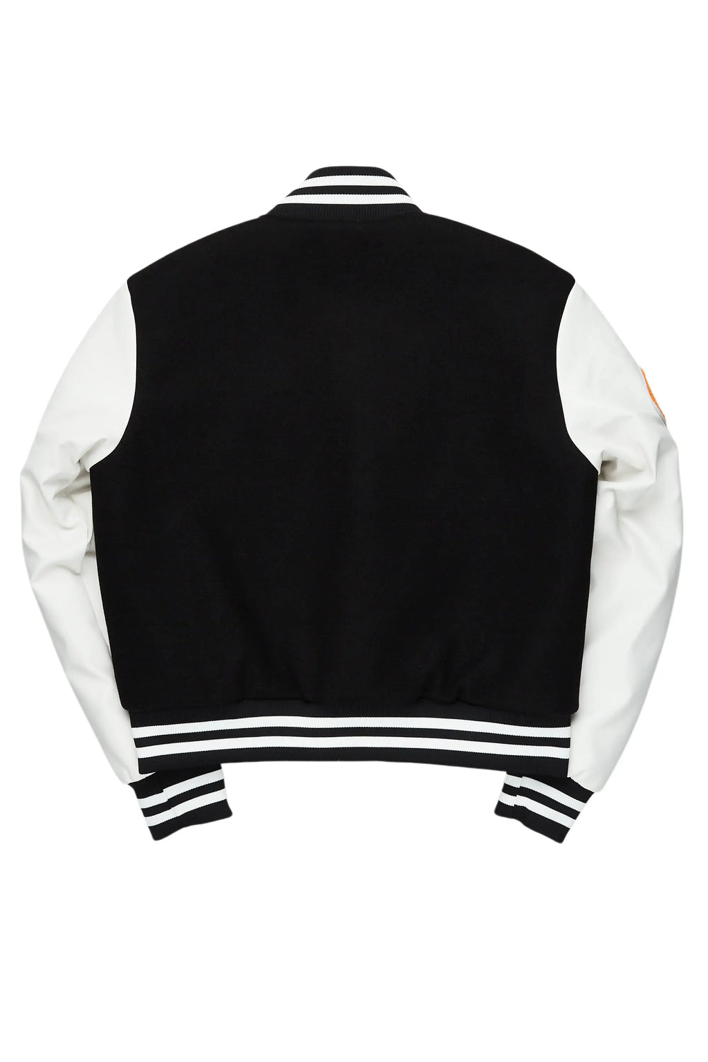 Rosalind Black Oversized Varsity Jacket