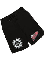 Austell Black T-Shirt/Short Set