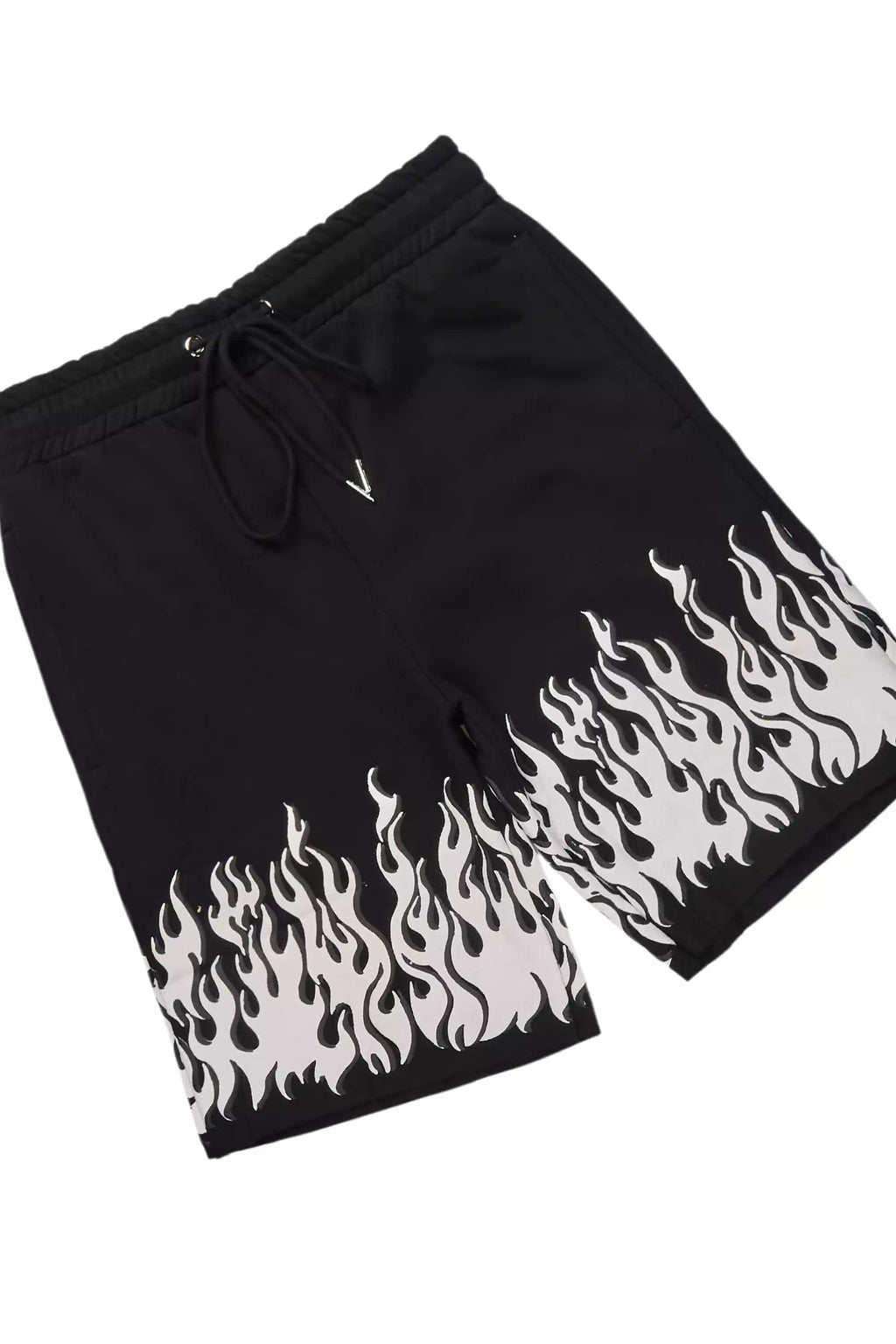 Bubble Black/White Long Sleeve T-Shirt/Short Set