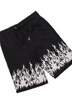 Bubble Black/White Long Sleeve T-Shirt/Short Set