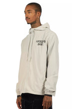 Lake Grey Graphic Windbreaker