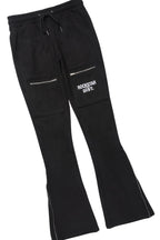 Renard Black T-Shirt/Stacked Flare Track Set