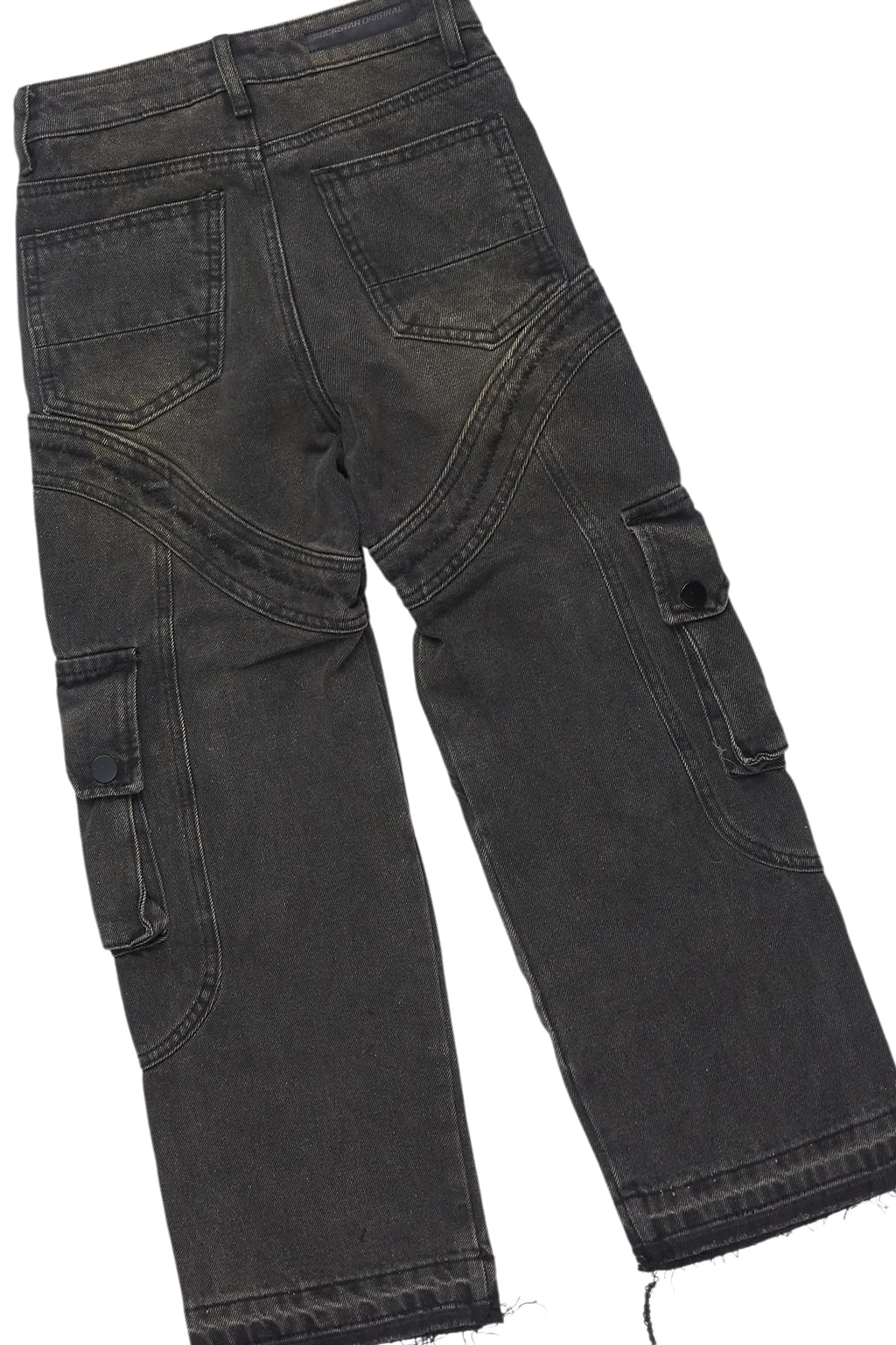 Boys Kanan Grey Mohair Hoodie/Baggy Jean Set