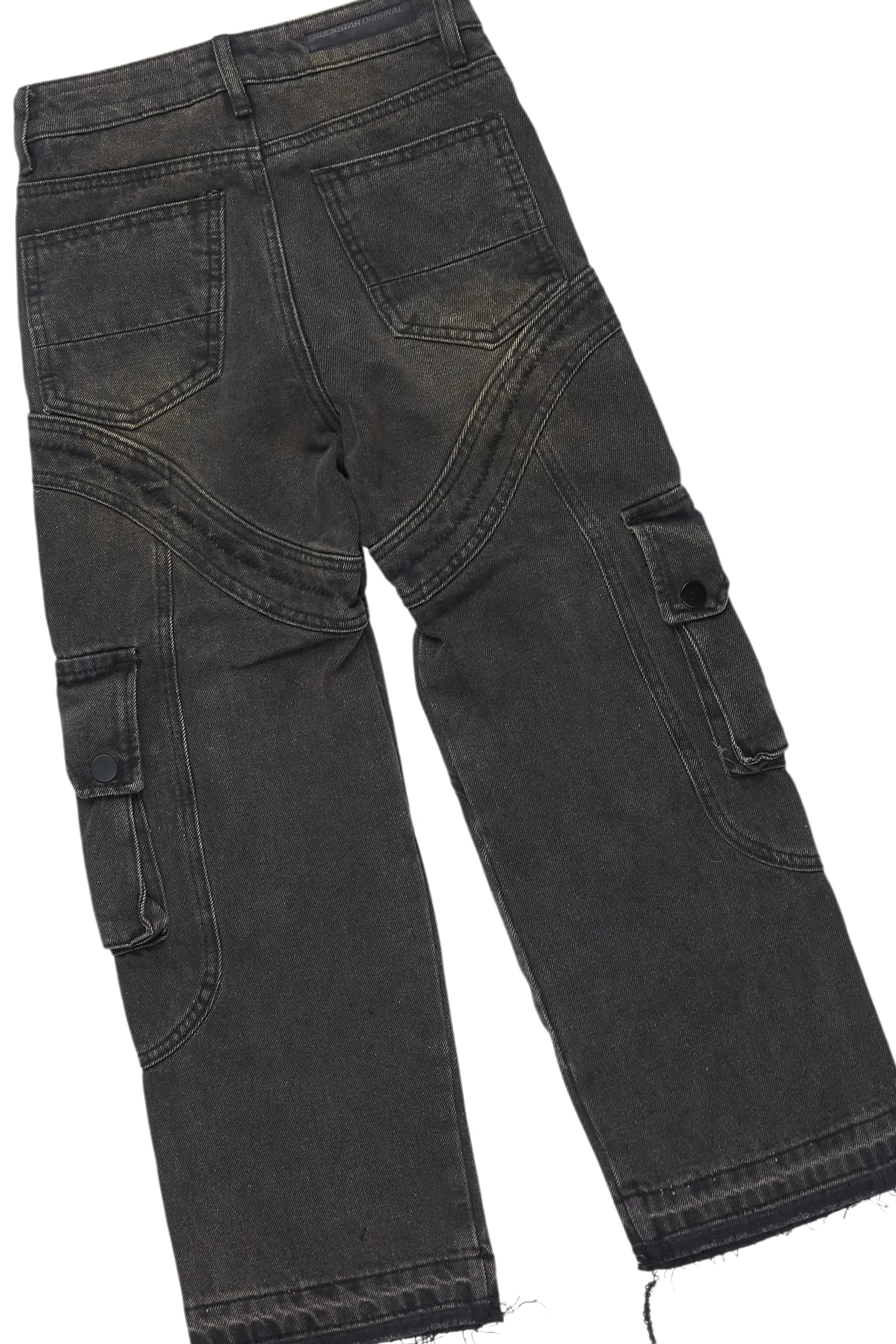 Boys Kanan Grey Mohair Hoodie/Baggy Jean Set