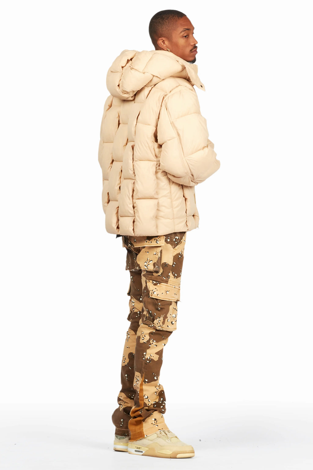 Marley Beige Puffer Jacket