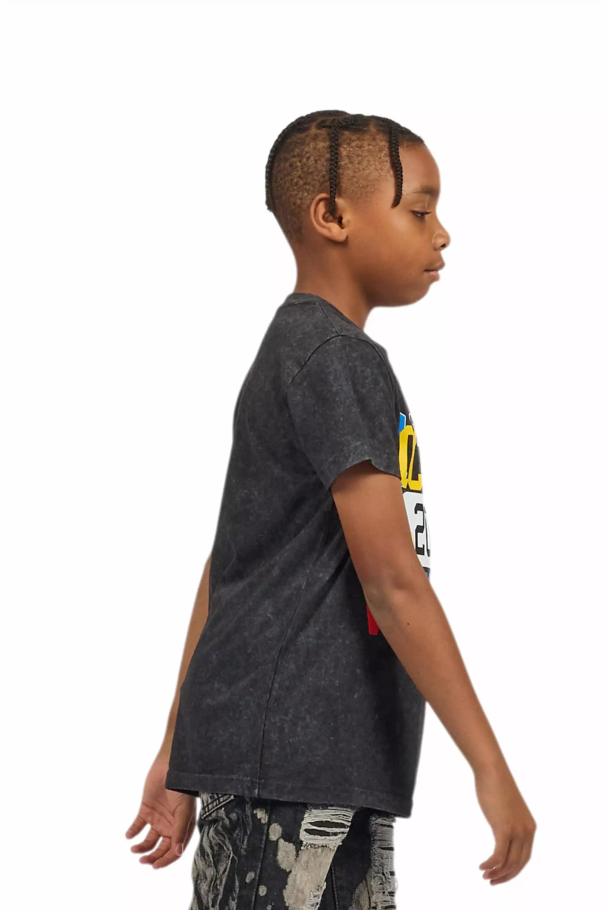 Boys Daria Vintage Black Graphic T-Shirt