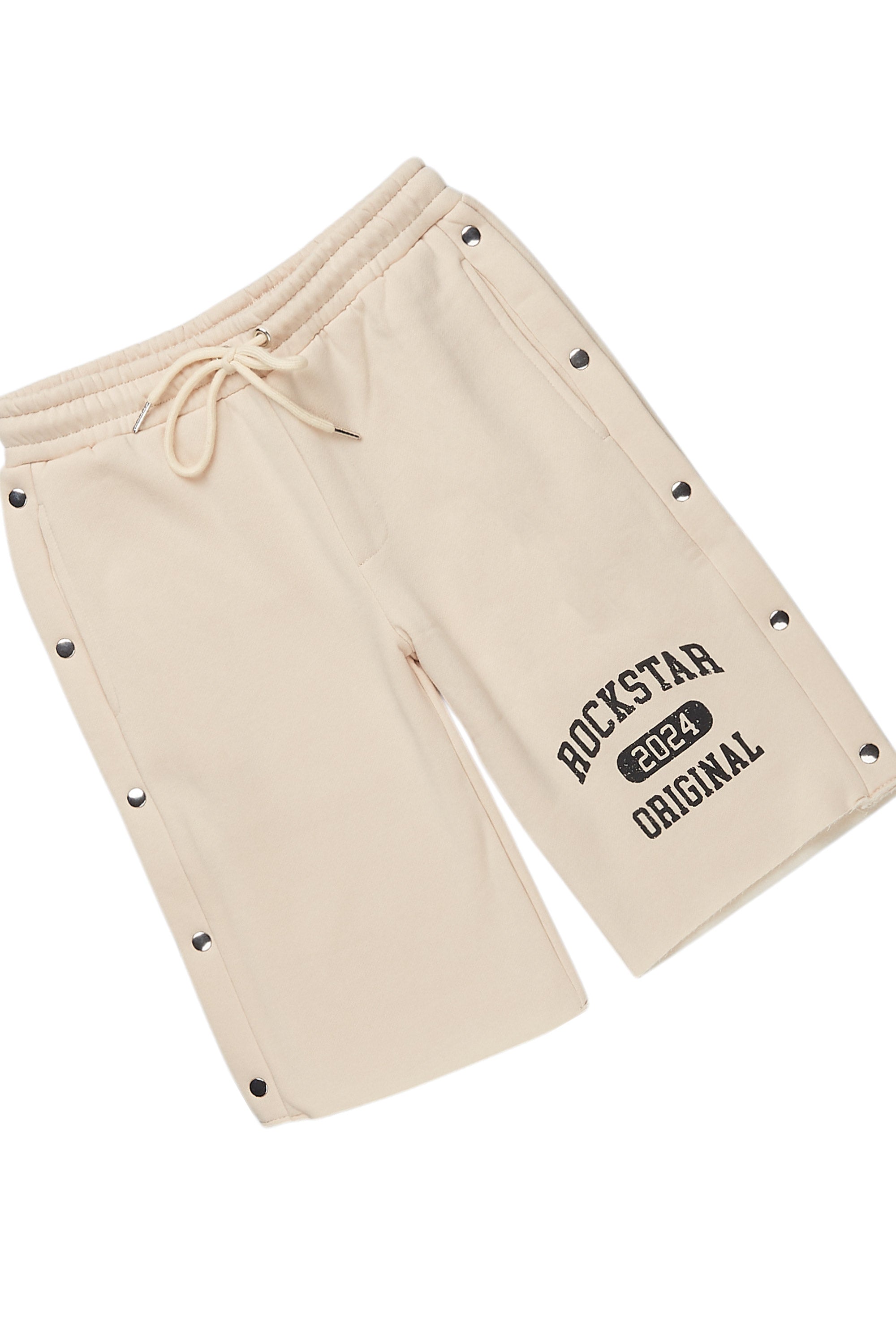 Boys Lex Beige T-Shirt/Short Set