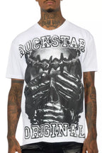 Eden White Oversized Graphic T-Shirt