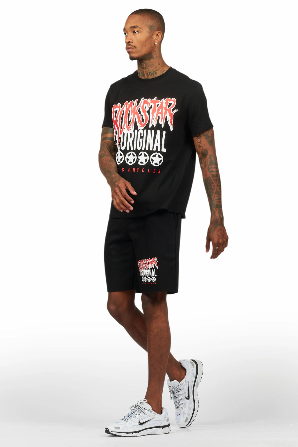 Wizzurd Black T-Shirt/Short Set