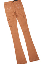 Marsonique Black/Tan Hoodie/Super Stacked Jean Set