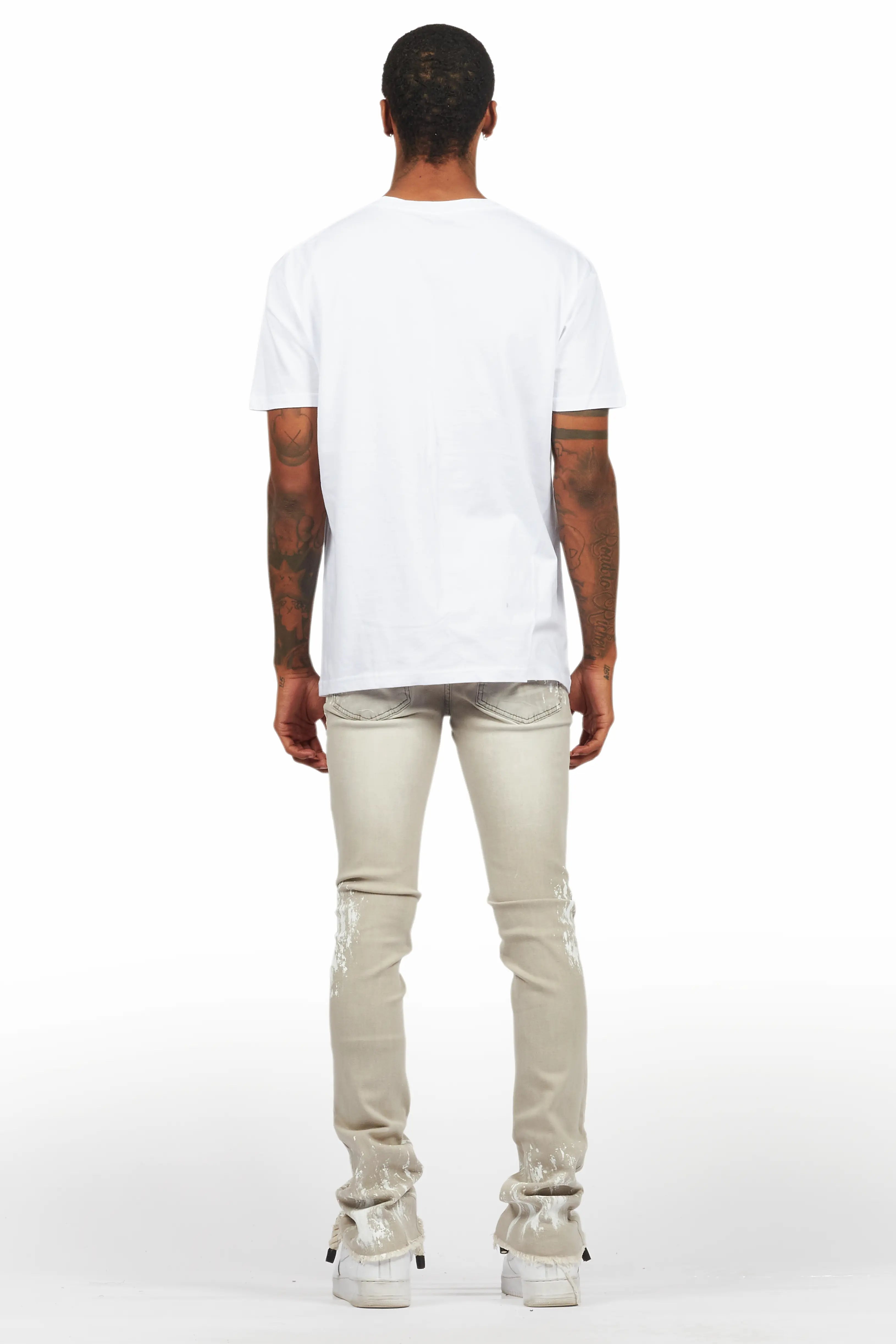 Deangelo White Graphic T-Shirt
