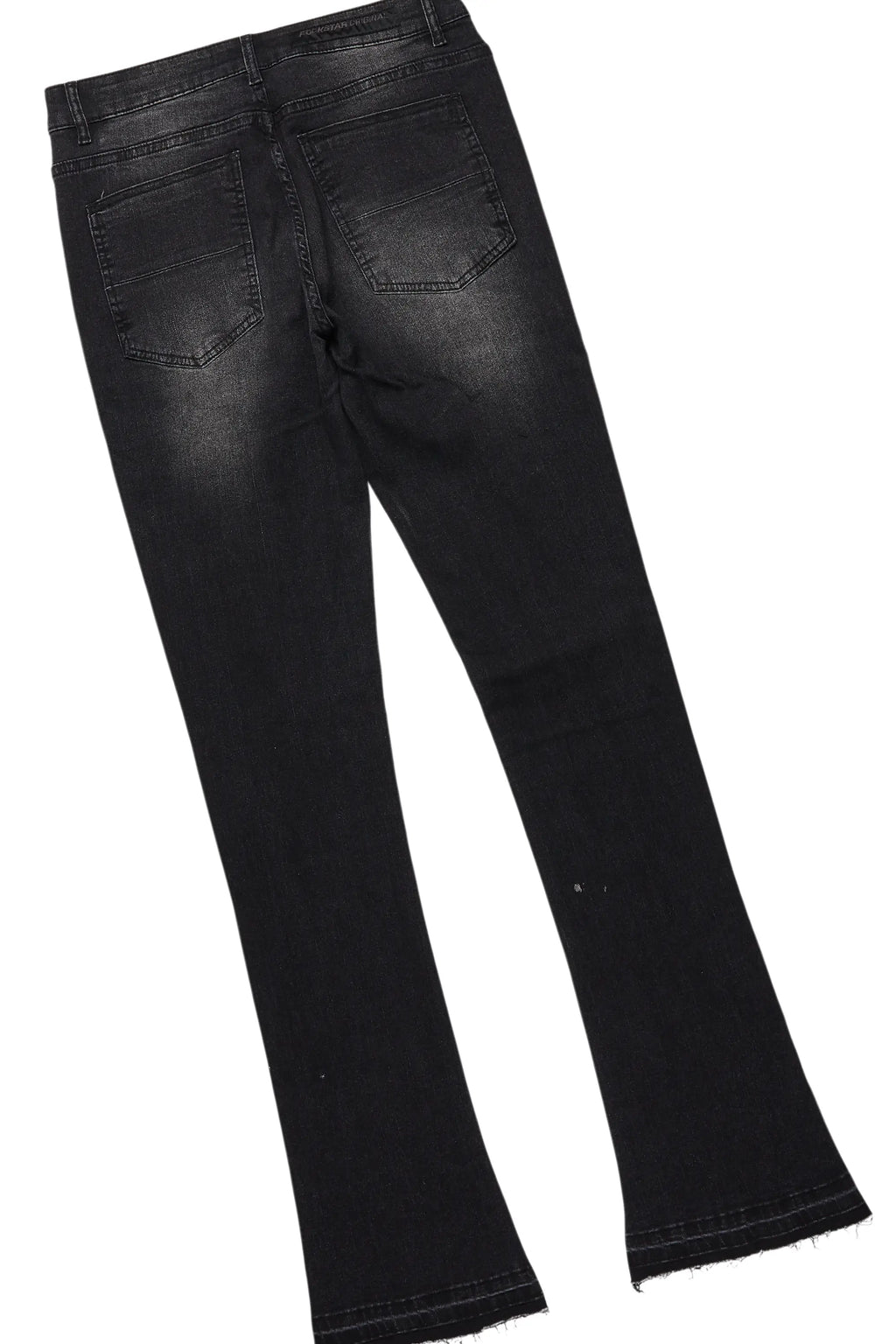 Amos Purple Graphic T-Shirt & Dag Dark Grey Jean Bundle