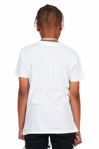 Boys Summit White Graphic T-Shirt