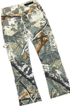 Girls Talie Tree Camo T-Shirt/Stacked Flare Jean Set