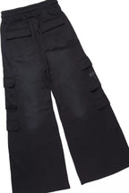 Abilio Black T-Shirt/Baggy Stacked Track Set