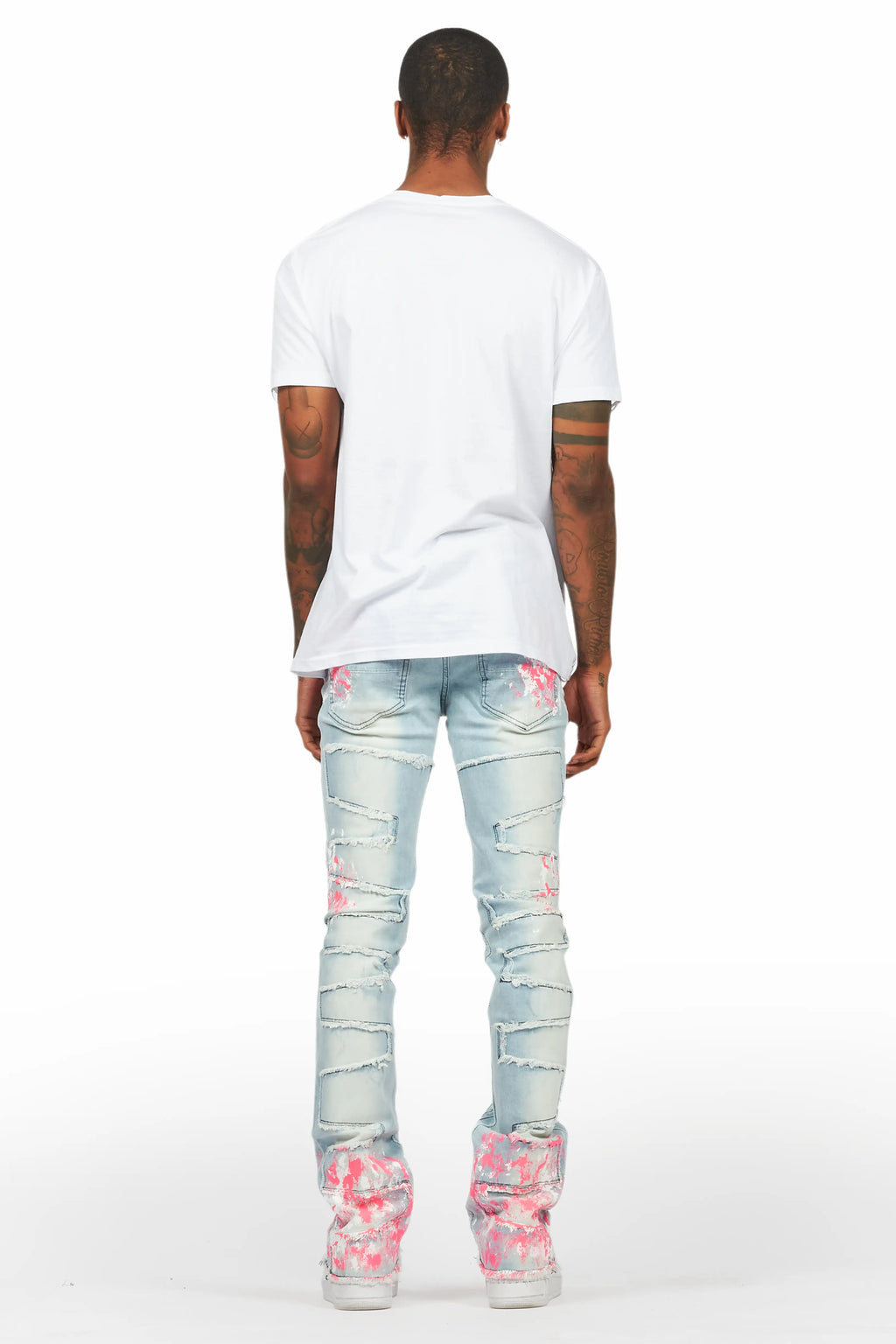 Beno White Oversized Graphic T-Shirt