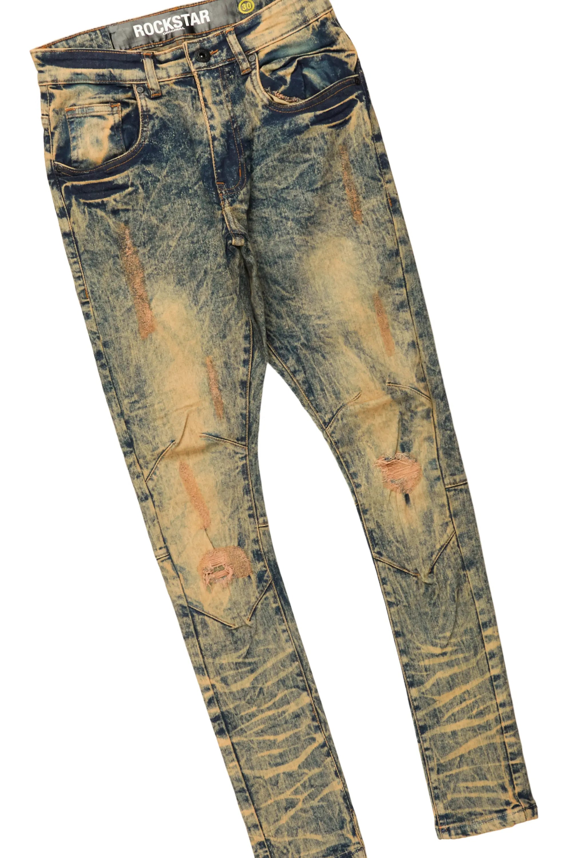 Leander Beige T-Shirt Slim Fit Jean Bundle