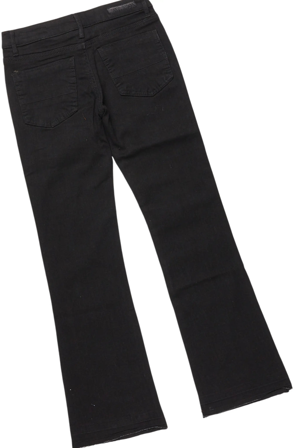 Boys Fields Black/Pink T-Shirt/Stacked Flare Jean Set