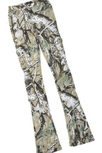 Javona Tan/Camo Hoodie/Super Stacked Jean Set