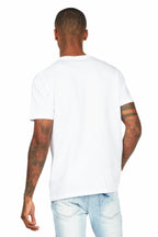 Dash White/Blue Graphic T-Shirt