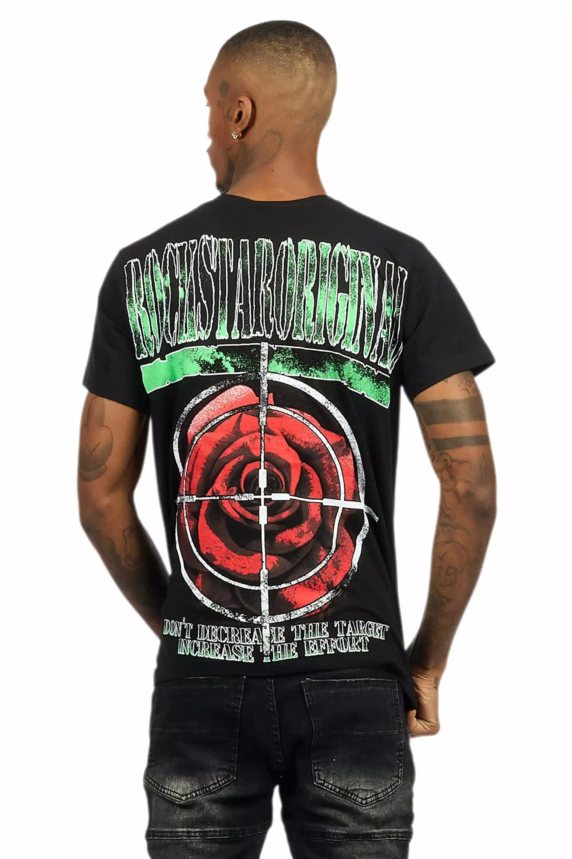 Kilshot Romance Black Graphic T-Shirt