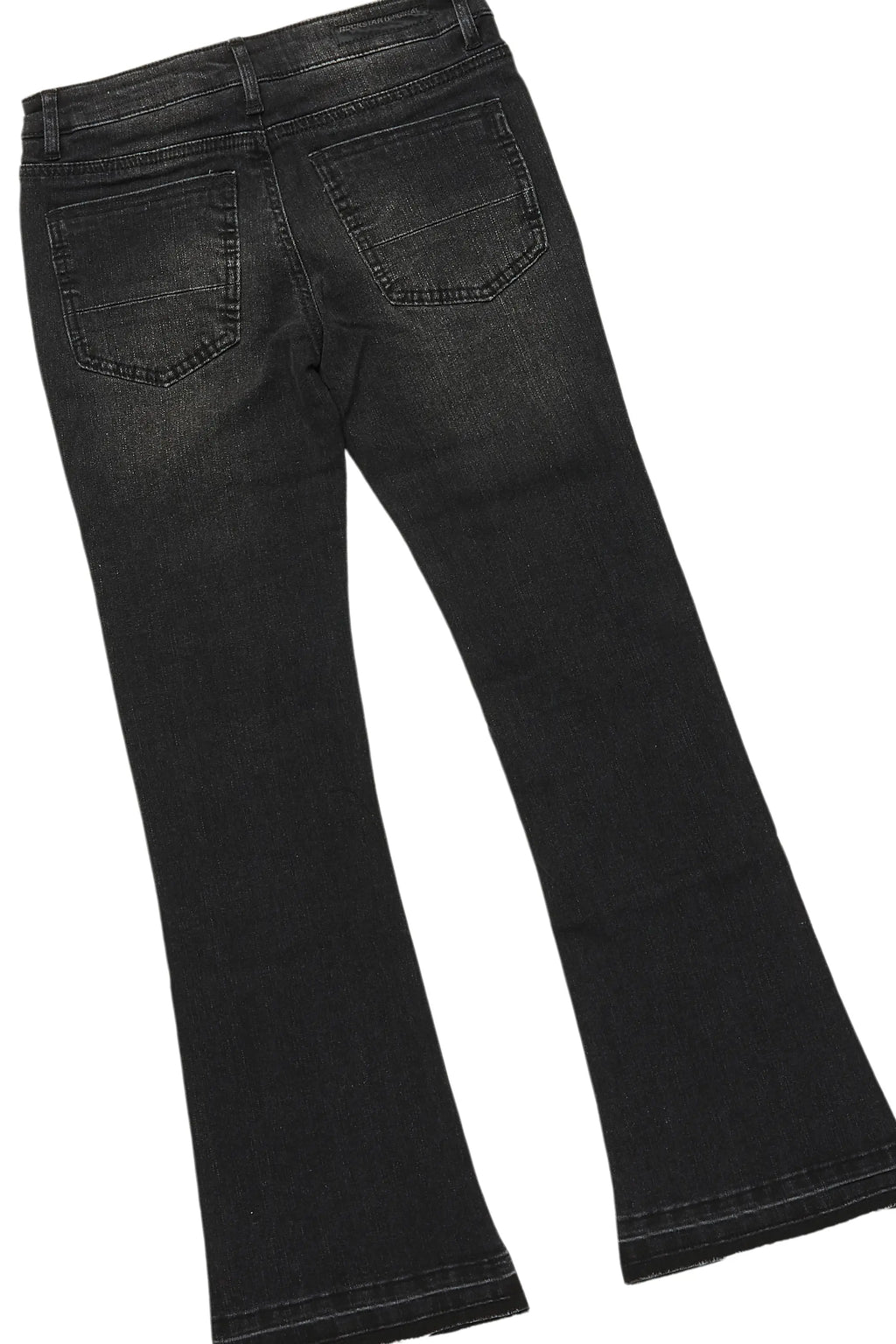 Boys Ezra Red/Black Hoodie/Stacked Flare Jean