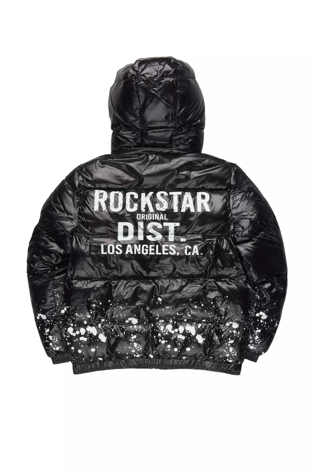 Boys Raffer Black Puffer Jacket