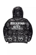 Boys Raffer Black Puffer Jacket