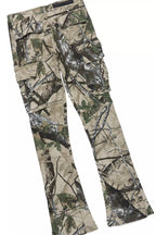 Amos White Camo T-Shirt/Stacked Flare Jean Bundle