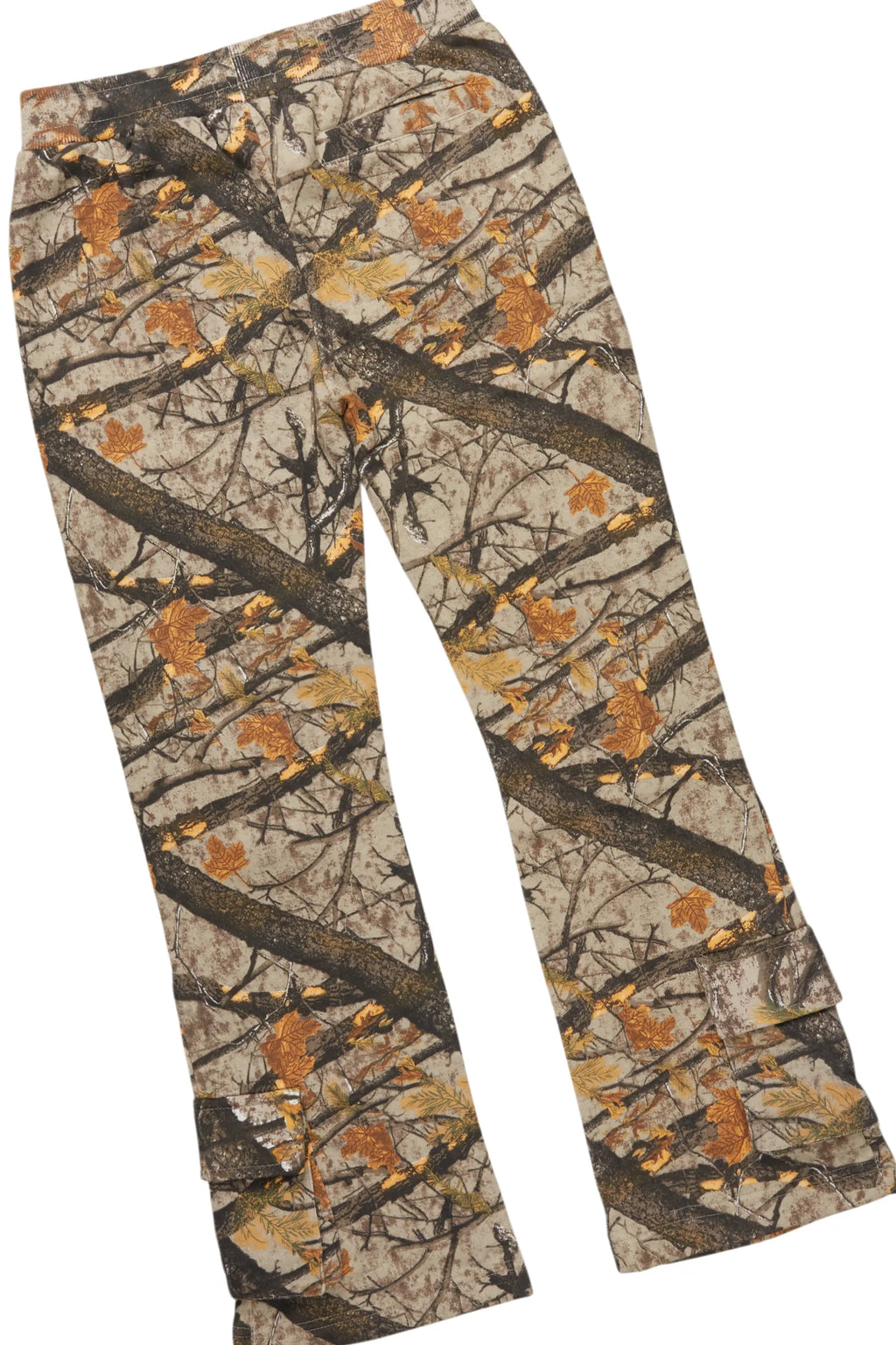 Boys M4Toys White/Camo T-Shirt/Stacked Flare Pant Set