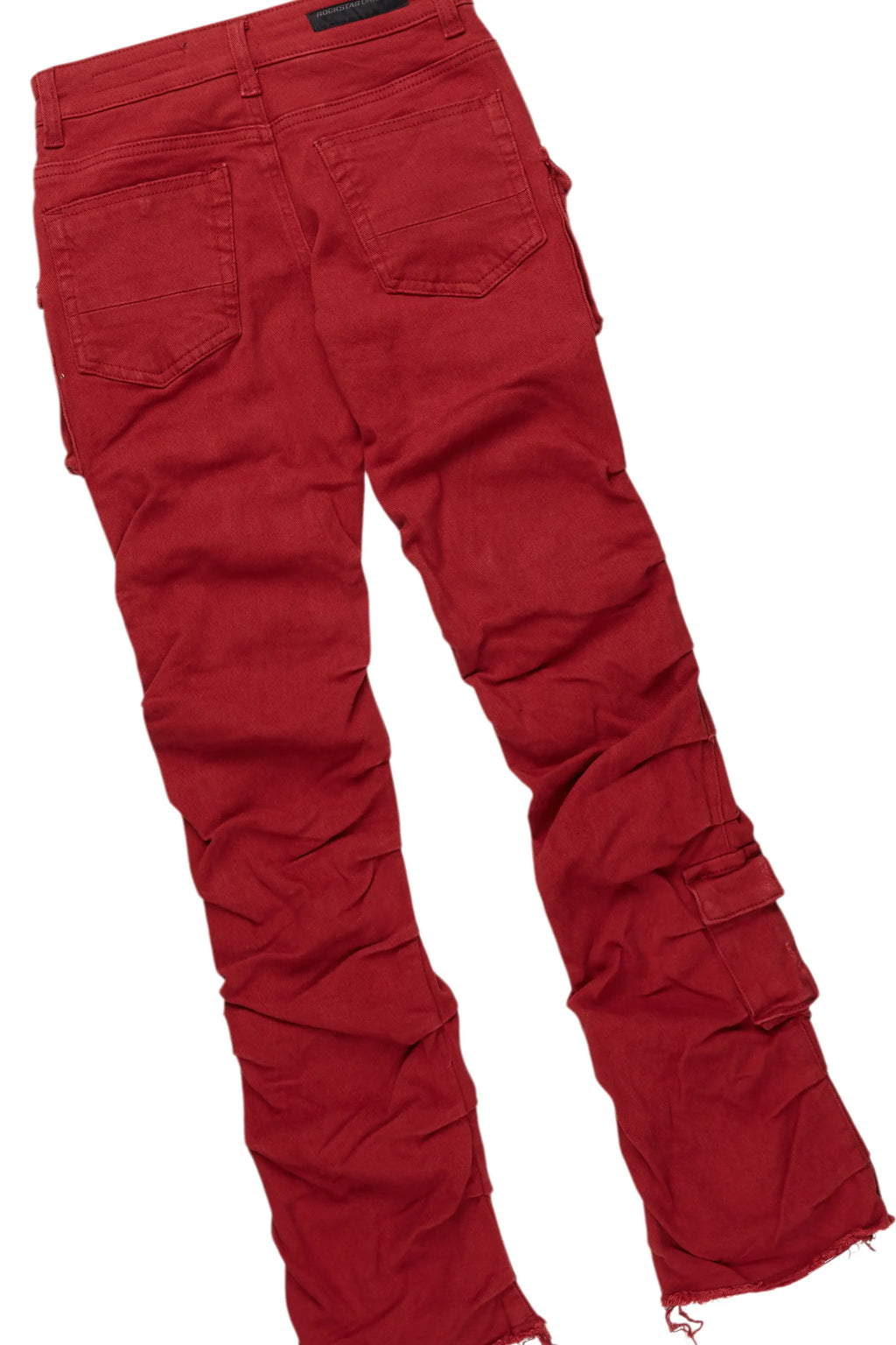 Boys Soweto Vintage Black/Red Hoodie/Stack Flare Jean Set