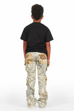 Boys Lake Black T-Shirt/Stacked Flare Jean Set