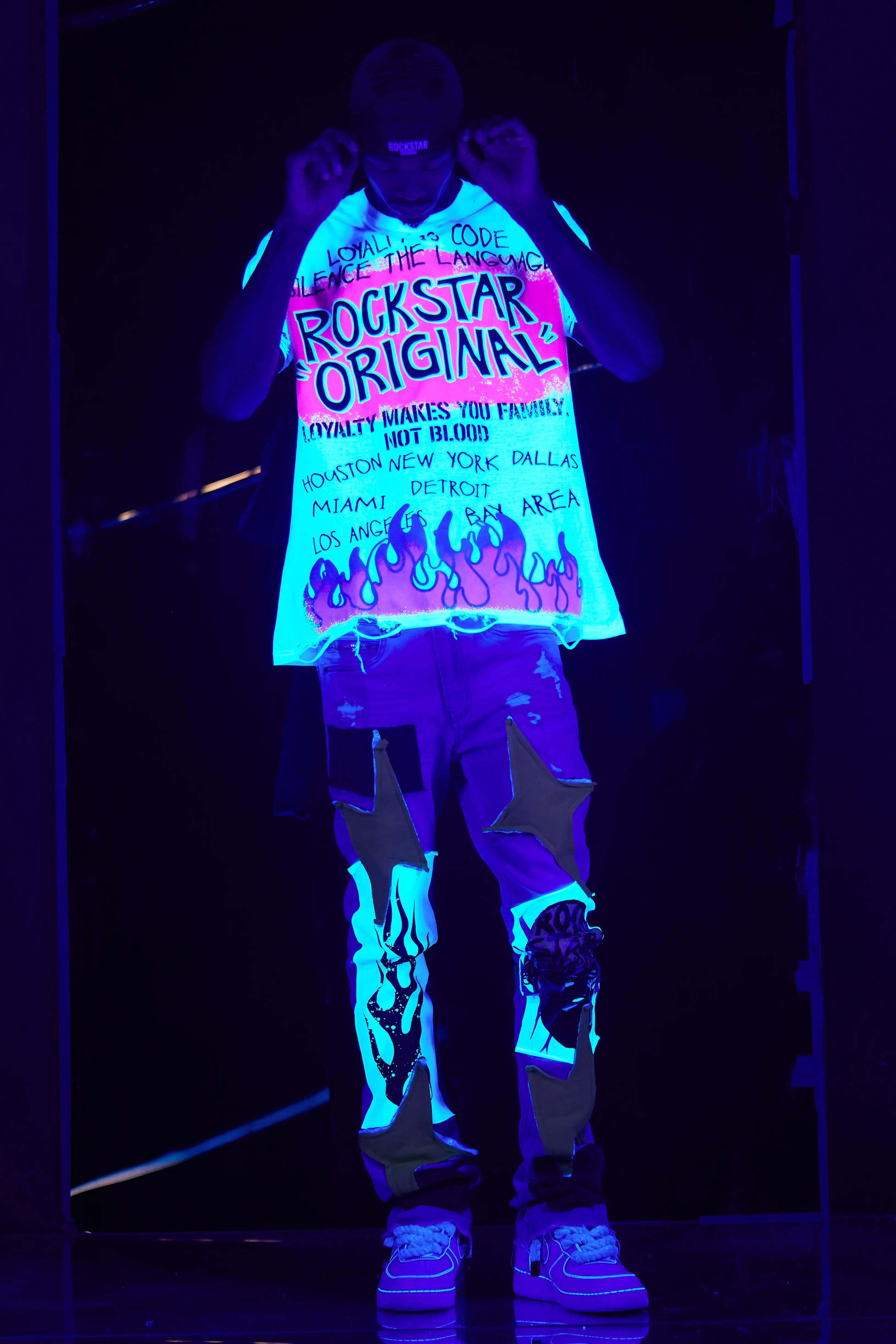 Beno White Oversized Graphic T-Shirt