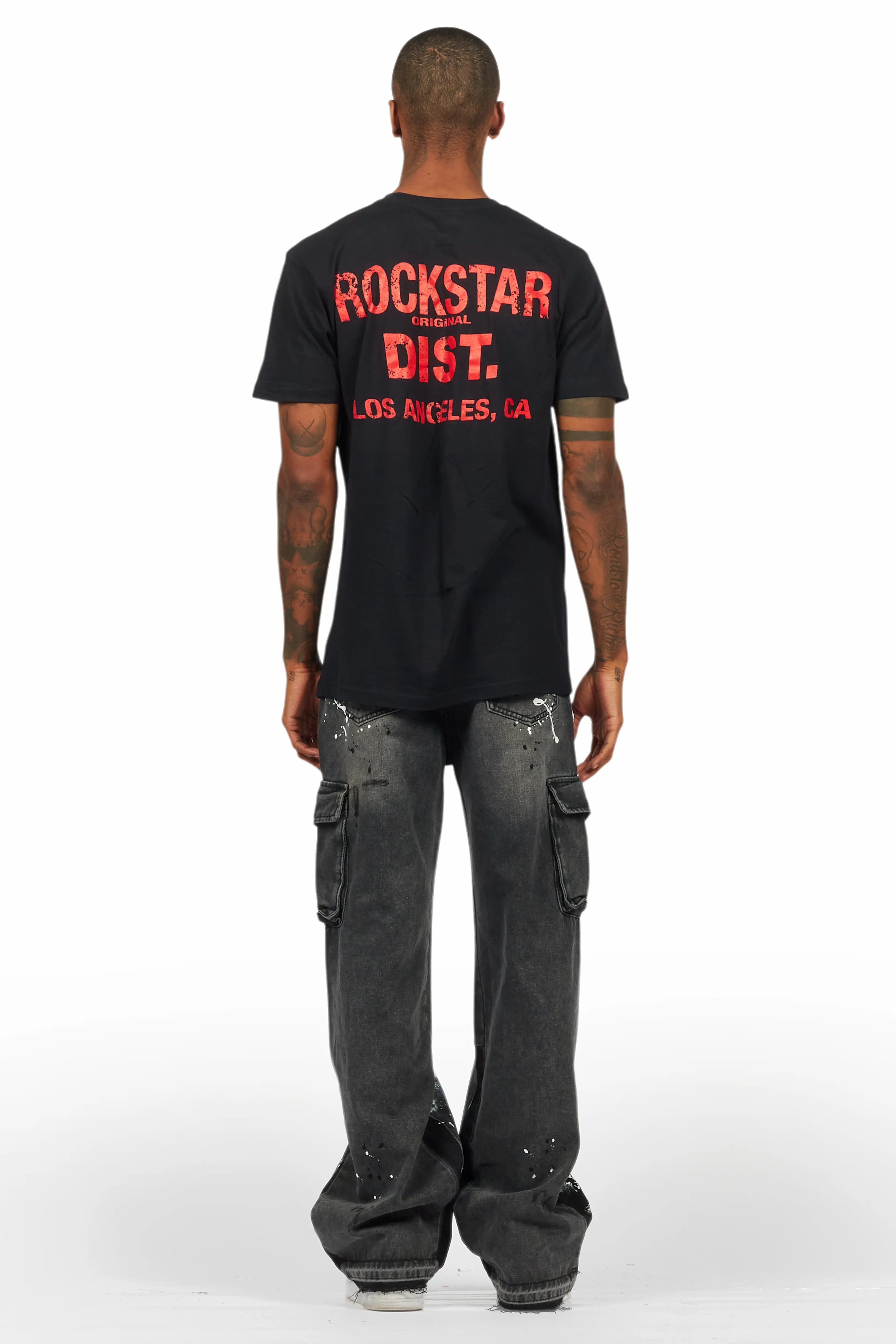 Dallin Grey Painter Baggy Cargo Jean