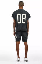 Uppercut Black T-Shirt/Short Set