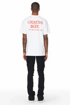 Sarg Black Cargo Stacked Flare Jean