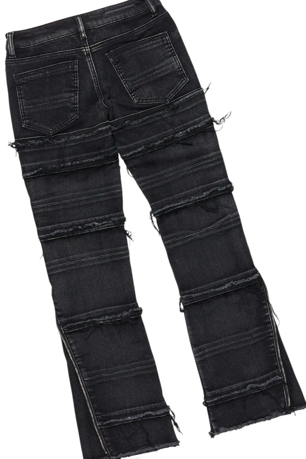 Boys Members White T-Shirt/Stacked Flare Jean Set