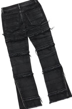 Boys Members White T-Shirt/Stacked Flare Jean Set