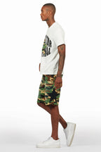 Sarge White/Camo T-Shirt/Short Set
