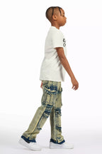 Boys Zarian Vintage Light Blue Cargo Jean