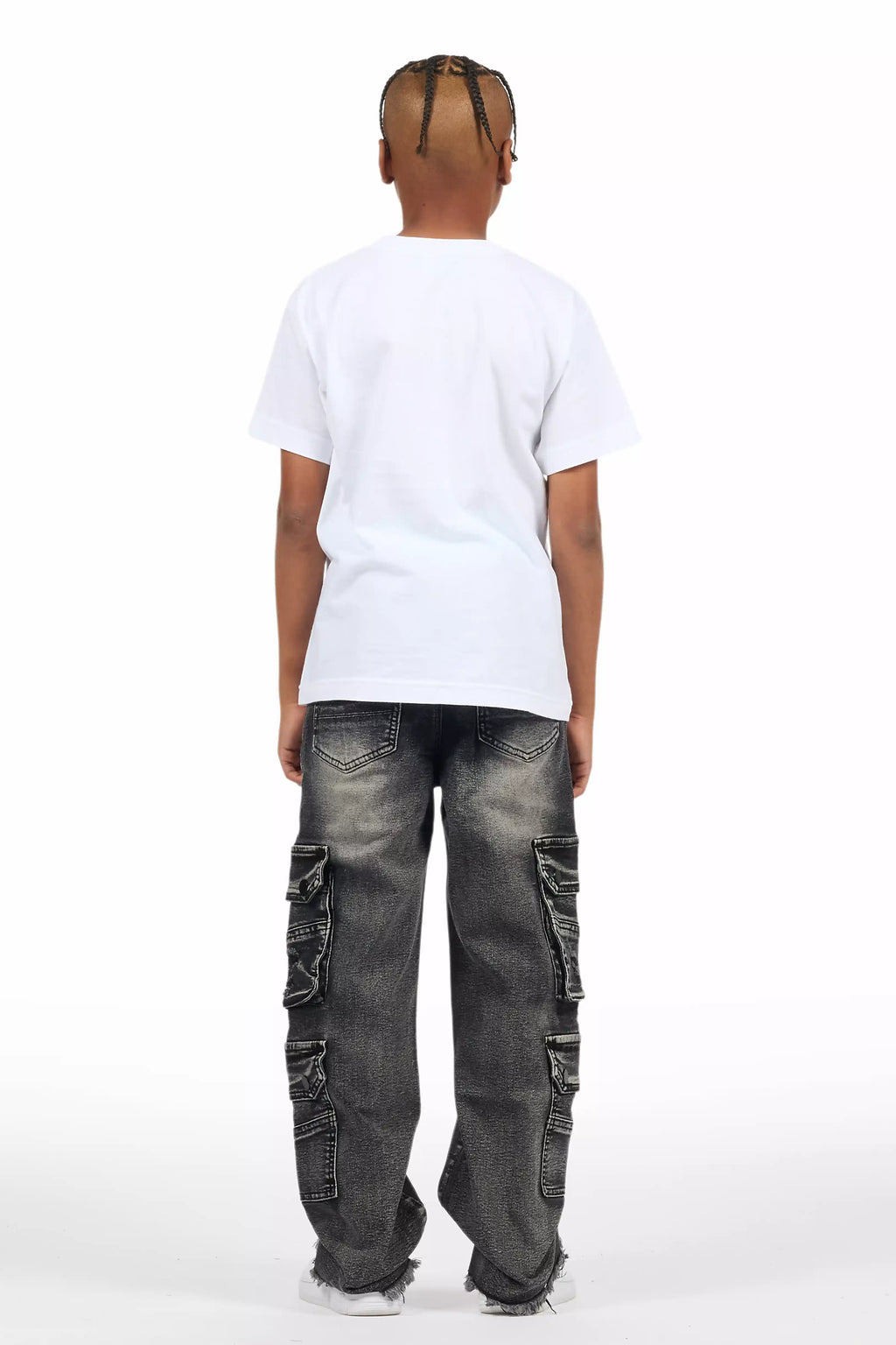 Boys Keylor Black Baggy Fit Jean