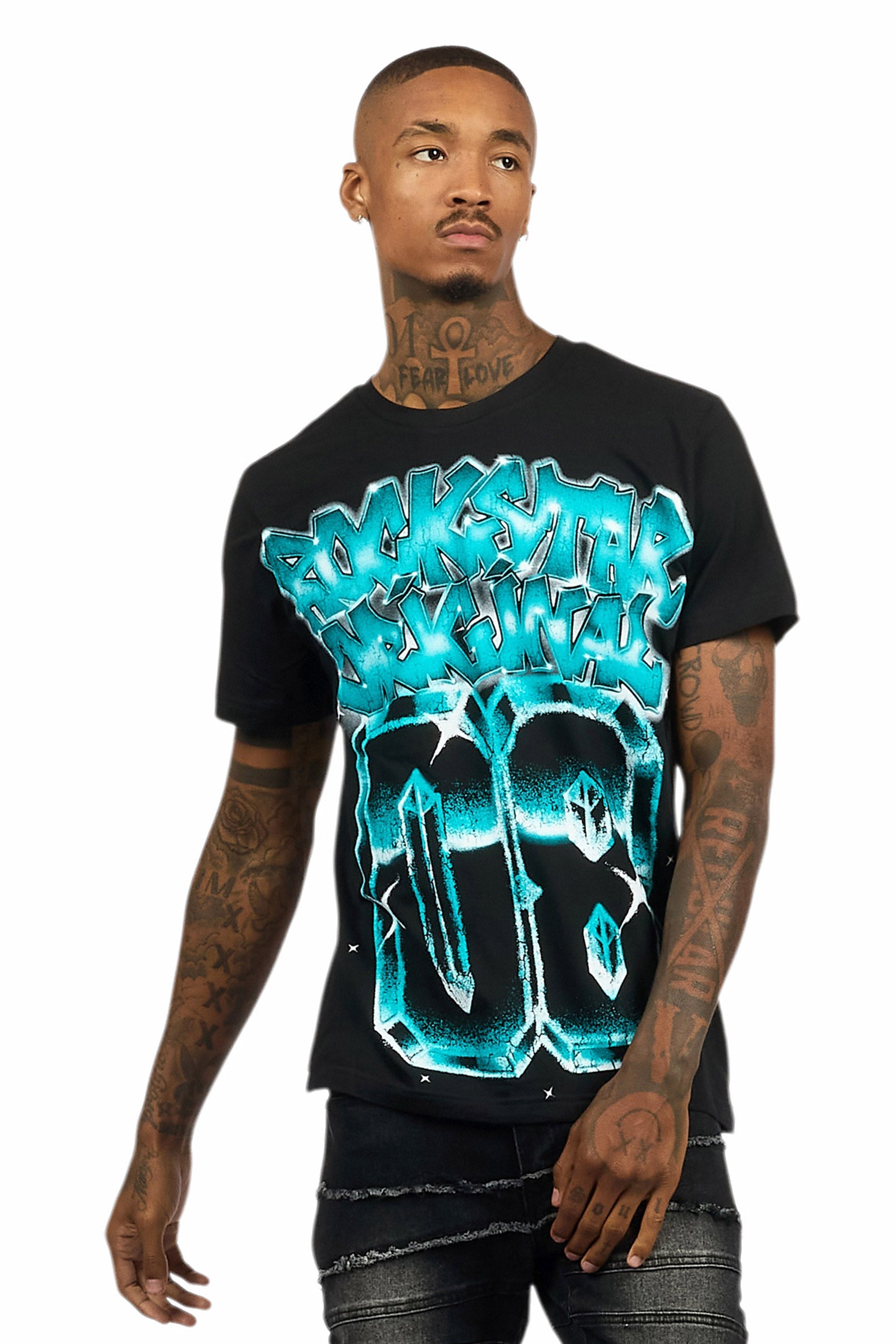Jaceon Black Graphic T-Shirt