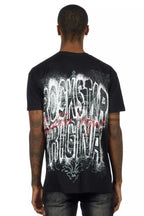 Irix Black Oversized Graphic T-Shirt