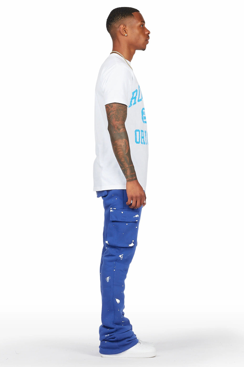Radko Royal Stacked Flare Cargo Pants